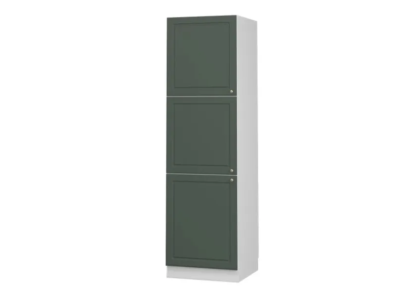 Vicco Herdumbauschrank Fame-Line Herdschrank Grün-Gold Landhaus/Weiß 60 cm< Herde