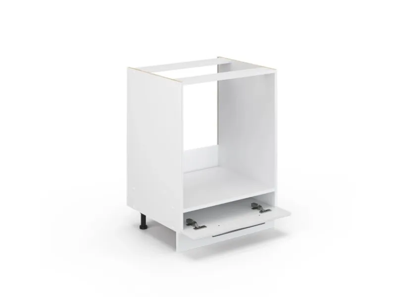 Herde<Vicco Herdumbauschrank Fame-Line Hochglanz/ 60 cm AP Anthrazit