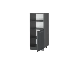 Outlet Vicco Herdumbauschrank R-Line Herdschrank Schwarz Beton/Anthrazit 60 cm Beton Anthrazit