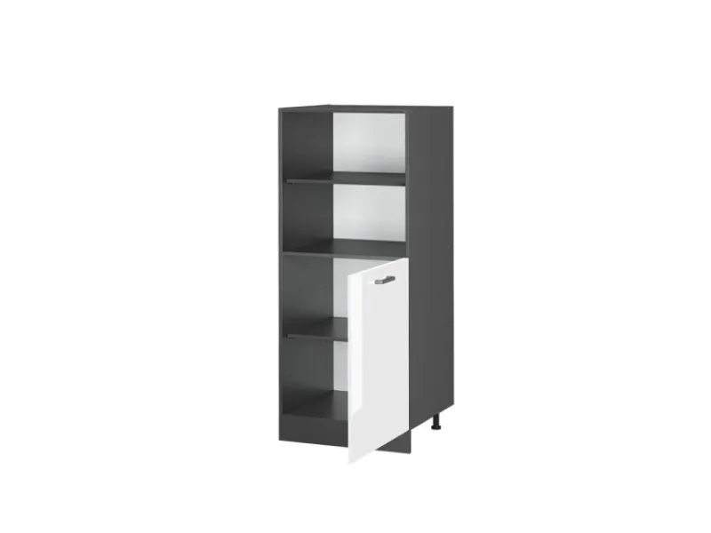 Vicco Herdumbauschrank R-Line Herdschrank Hochglanz/Anthrazit 60 cm< Kücheninseln|Küchenschränke