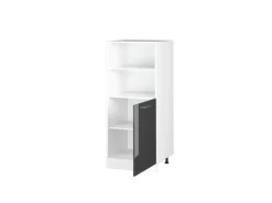 Herde<Vicco Herdumbauschrank R-Line Herdschrank Hochglanz/Weiß 60 cm