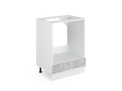 Sale Vicco Herdumbauschrank R-Line Herdschrank /Weiß 60 cm AP Anthrazit Beton