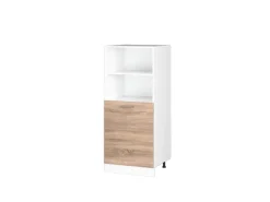 Einbauküchen<Vicco Herdumbauschrank R-Line Herdschrank Sonoma/Weiß 60 cm