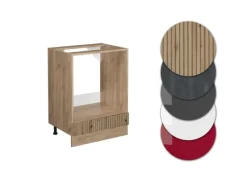 Vicco Herdumbauschrank R-Line Artisan-Eiche/Goldkraft Eiche 60 cm AP Eiche< Einbauküchen