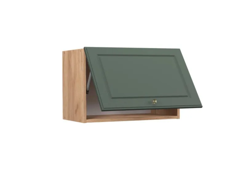 Vicco Hängeschrank Fame-Line Grün-Gold Landhaus/Goldkraft Eiche 60 cm Flach< Küchenschränke