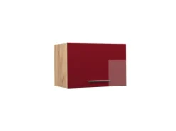 Vicco Hängeschrank Fame-Line Bordeaux Hochglanz/Goldkraft Eiche 60 cm Flach< Küchenschränke