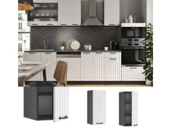 Online Vicco Hängeschrank Fame-Line Hängender Küchenschrank Landhaus/Anthrazit 30 cm Weiß