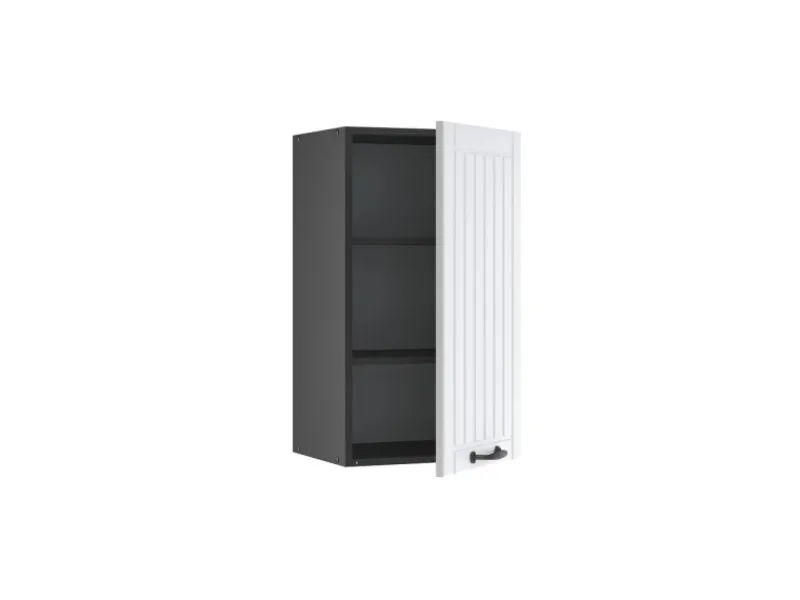 Vicco Hängeschrank Fame-Line Hängender Küchenschrank Landhaus/Anthrazit 40 cm Weiß