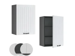 Vicco Hängeschrank Fame-Line Hängender Küchenschrank Landhaus/Anthrazit 50 cm< Küchenschränke