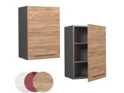 Sale Vicco Hängeschrank Fame-Line Hängender Küchenschrank Goldkraft /Anthrazit 50 cm Eiche