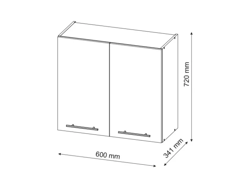 Sale Vicco Hängeschrank Fame-Line Hängender Küchenschrank Grün-Gold Landhaus/Weiß 60 cm Dunkelgrün