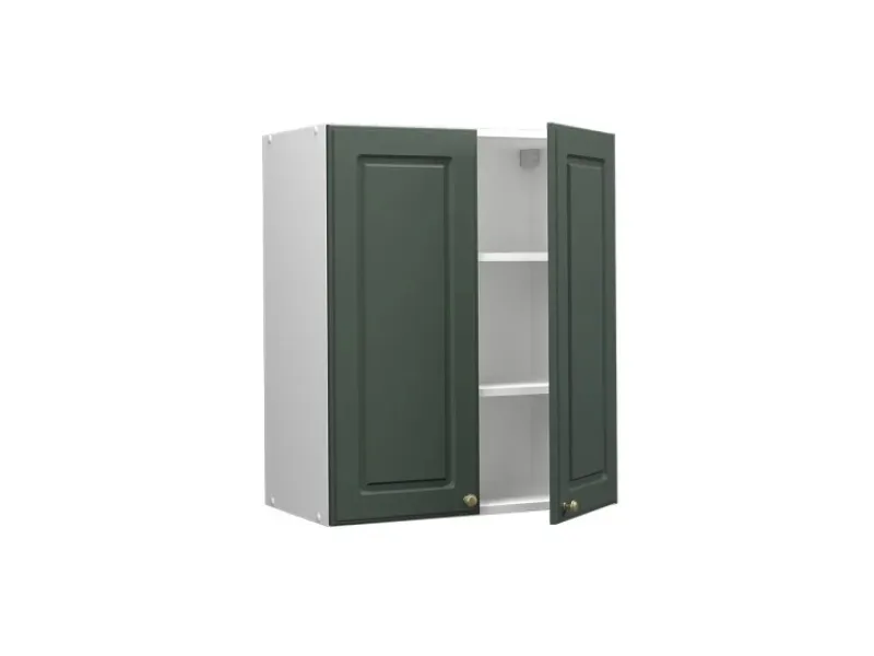 Sale Vicco Hängeschrank Fame-Line Hängender Küchenschrank Grün-Gold Landhaus/Weiß 60 cm Dunkelgrün