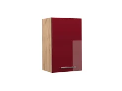 Online Vicco Hängeschrank Fame-Line Bordeaux Hochglanz/Goldkraft Eiche 45 cm Bordeaux-Glanz