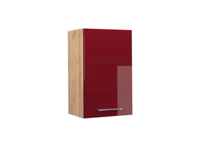 Online Vicco Hängeschrank Fame-Line Bordeaux Hochglanz/Goldkraft Eiche 45 cm Bordeaux-Glanz