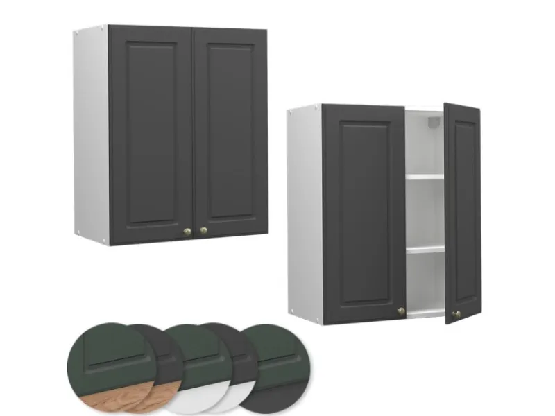 Küchenschränke<Vicco Hängeschrank Fame-Line Hängender Küchenschrank -Gold/Weiß 60 cm