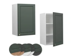 Hot Vicco Hängeschrank Fame-Line Hängender Küchenschrank Grün-Gold Landhaus/Weiß 45 cm Dunkelgrün