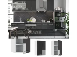 Vicco Hängeschrank Fame-Line Hängender Küchenschrank Hochglanz/Weiß 45 cm< Küchenschränke