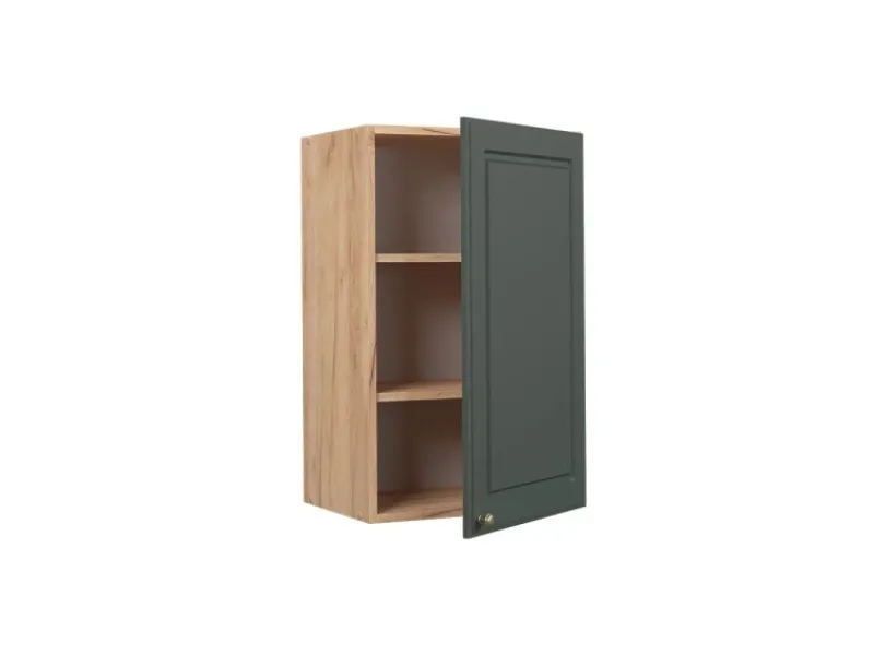 Best Vicco Hängeschrank Fame-Line Grün-Gold Landhaus/Goldkraft Eiche 45 cm Dunkelgrün