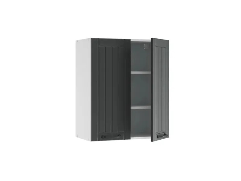 Vicco Hängeschrank Fame-Line Hängender Küchenschrank Anthrazit/Weiß 60 cm< Küchenschränke