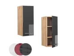 Vicco Hängeschrank Fame-Line Hochglanz/Goldkraft Eiche 30 cm< Küchenschränke