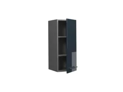 Hot Vicco Hängeschrank Fame-Line Hängender Küchenschrank Hochglanz/Anthrazit 30 cm Dunkelblau