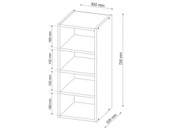 Sale Vicco Hängeschrank Fame-Line Offener Küchenschrank Goldkraft /Goldkraft 30 cm Eiche