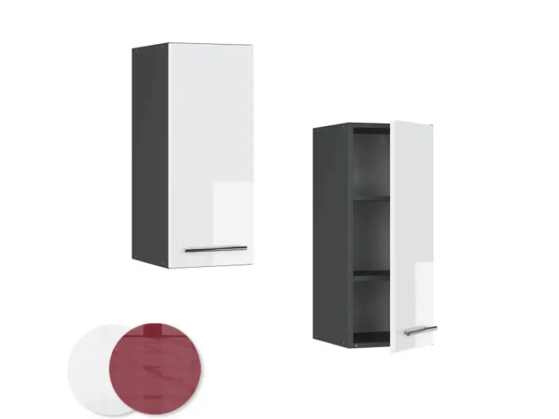 Küchenschränke<Vicco Hängeschrank Fame-Line Hängender Küchenschrank Hochglanz/Anthrazit 30 cm
