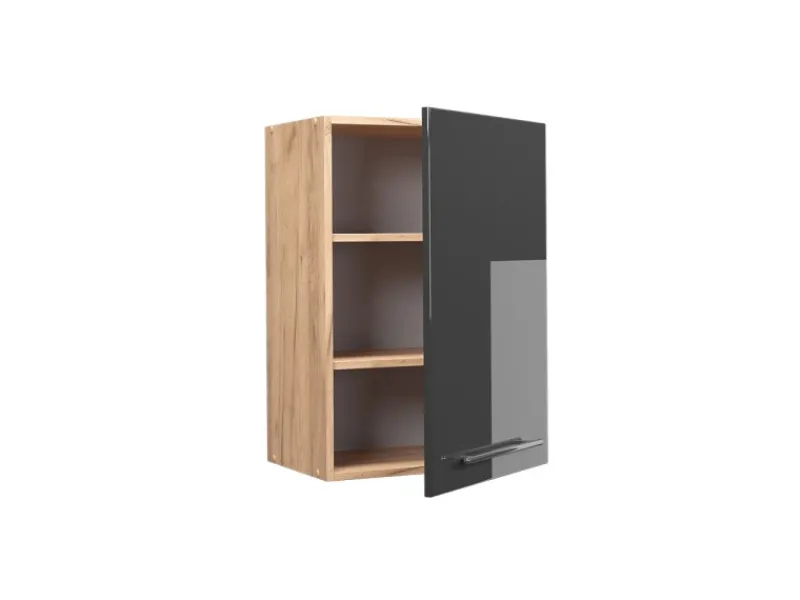 Vicco Hängeschrank Fame-Line Hochglanz/Goldkraft Eiche 50 cm< Küchenschränke
