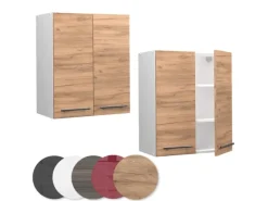 Küchenschränke<Vicco Hängeschrank Fame-Line Hängender Küchenschrank Goldkraft /Weiß 60 cm