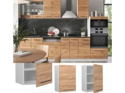 Vicco Hängeschrank Fame-Line Hängender Küchenschrank Goldkraft /Weiß 50 cm< Küchenschränke