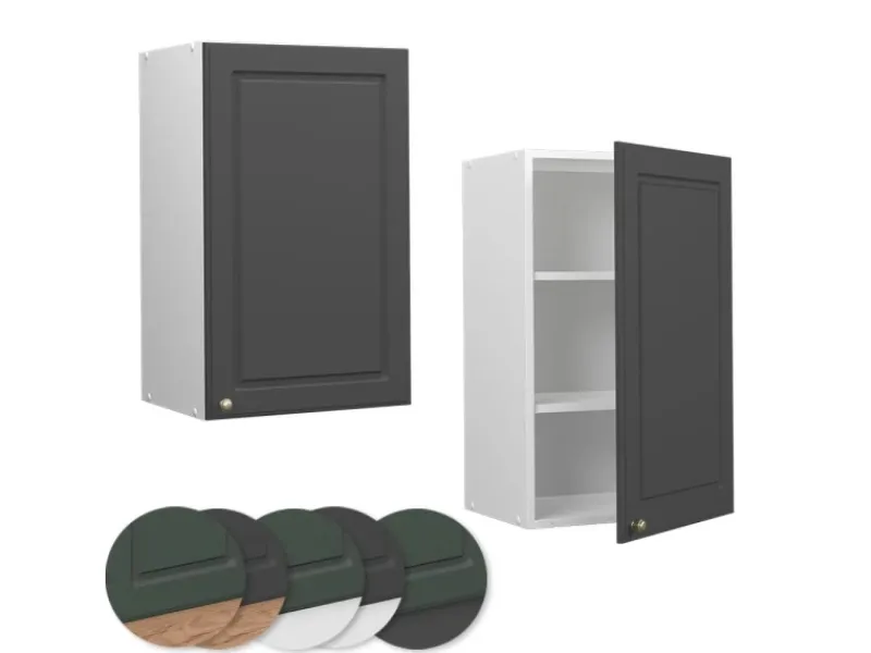 Küchenschränke<Vicco Hängeschrank Fame-Line Hängender Küchenschrank -Gold/Weiß 45 cm