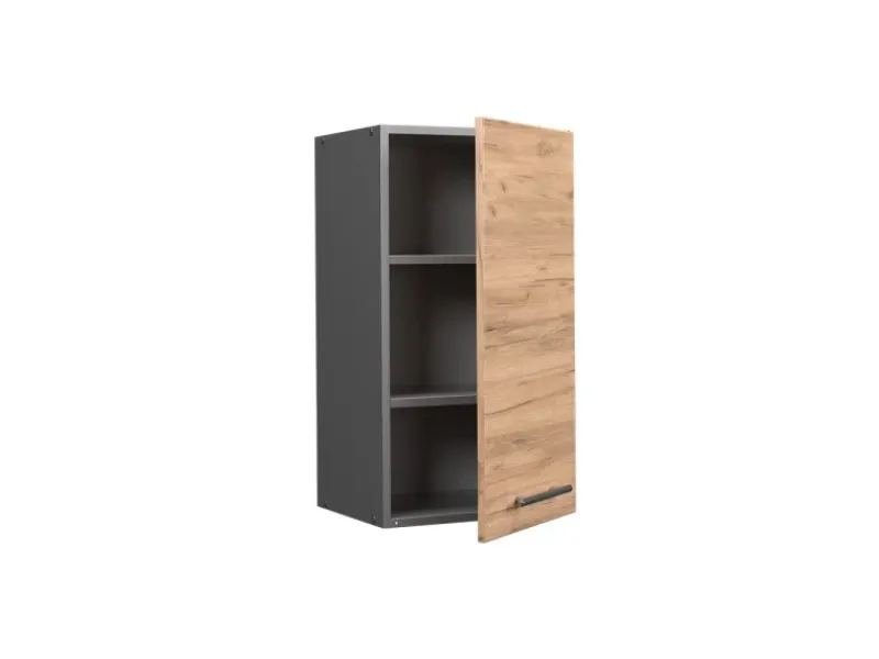 Vicco Hängeschrank Fame-Line Hängender Küchenschrank Goldkraft /Anthrazit 40 cm< Küchenschränke
