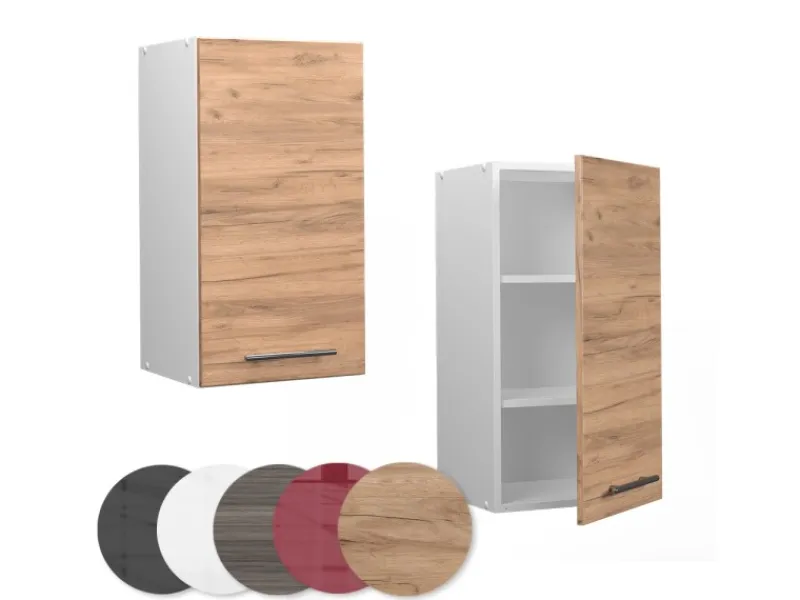 Küchenschränke<Vicco Hängeschrank Fame-Line Hängender Küchenschrank Goldkraft /Weiß 40 cm