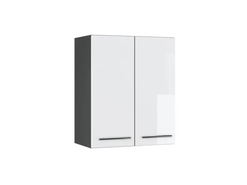 Vicco Hängeschrank Fame-Line Hängender Küchenschrank Hochglanz/Anthrazit 60 cm< Küchenschränke