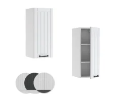 New Vicco Hängeschrank Fame-Line Hängender Küchenschrank Landhaus/ 30 cm Weiß
