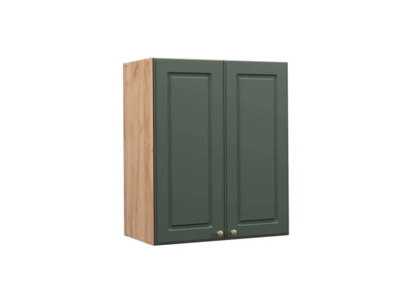 Clearance Vicco Hängeschrank Fame-Line Grün-Gold Landhaus/Goldkraft Eiche 60 cm Dunkelgrün