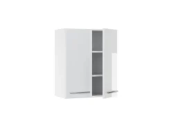 Discount Vicco Hängeschrank Fame-Line Hängender Küchenschrank Hochglanz/ 60 cm Weiß