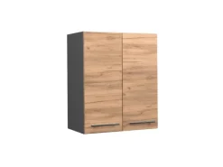 Vicco Hängeschrank Fame-Line Hängender Küchenschrank Goldkraft /Anthrazit 60 cm< Küchenschränke