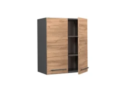 Vicco Hängeschrank Fame-Line Hängender Küchenschrank Goldkraft /Anthrazit 60 cm< Küchenschränke