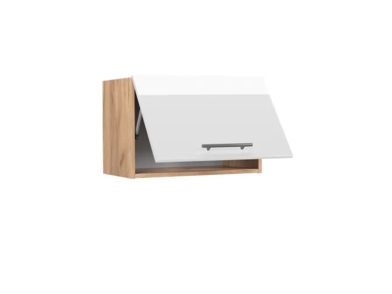 Küchenschränke<Vicco Hängeschrank Fame-Line Hochglanz/Goldkraft Eiche 60 cm Flach