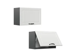Outlet Vicco Hängeschrank R-Line Hängender Küchenschrank Landhaus/Anthrazit 60 cm Flach Weiß