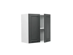 Hot Vicco Hängeschrank R-Line Hängender Küchenschrank Anthrazit Landhaus/Weiß 60 cm Anthrazitgrau