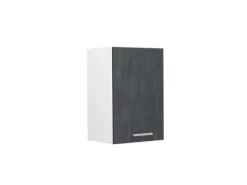 Küchenschränke<Vicco Hängeschrank R-Line Hängender Küchenschrank Schwarz Beton/Weiß 40 cm