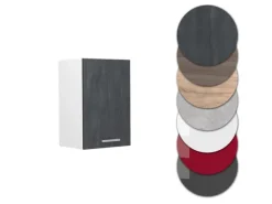 Küchenschränke<Vicco Hängeschrank R-Line Hängender Küchenschrank Schwarz Beton/Weiß 40 cm