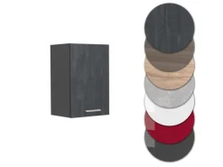 Best Vicco Hängeschrank R-Line Hängender Küchenschrank Schwarz Beton/Anthrazit 40 cm Beton Anthrazit