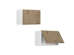 Discount Vicco Hängeschrank R-Line Hängender Küchenschrank Artisan-Eiche/Weiß 60 cm Flach Artisan Eiche