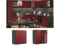 Vicco Hängeschrank R-Line Hängender Küchenschrank /Anthrazit 60 cm J-Shape< Küchenschränke