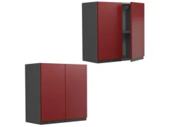 Vicco Hängeschrank R-Line Hängender Küchenschrank /Anthrazit 60 cm J-Shape< Küchenschränke