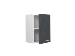 Sale Vicco Hängeschrank R-Line Hängender Küchenschrank Schwarz Beton/Weiß 45 cm Beton Anthrazit