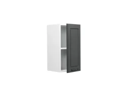 Vicco Hängeschrank R-Line Hängender Küchenschrank Anthrazit Landhaus/Weiß 30 cm< Pfannen|Küchenschränke